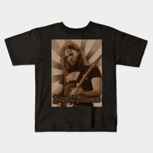 Vintage Classic David Gilmour Kids T-Shirt